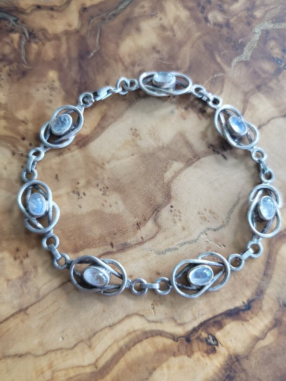 Moonstone & Sterling Bracelet